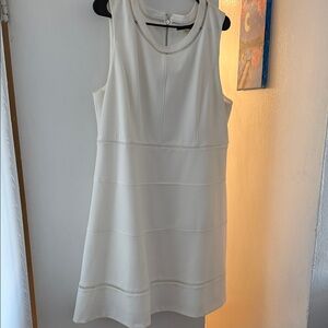 Tommy Hilfiger Cream Sleeveless Mini Dress